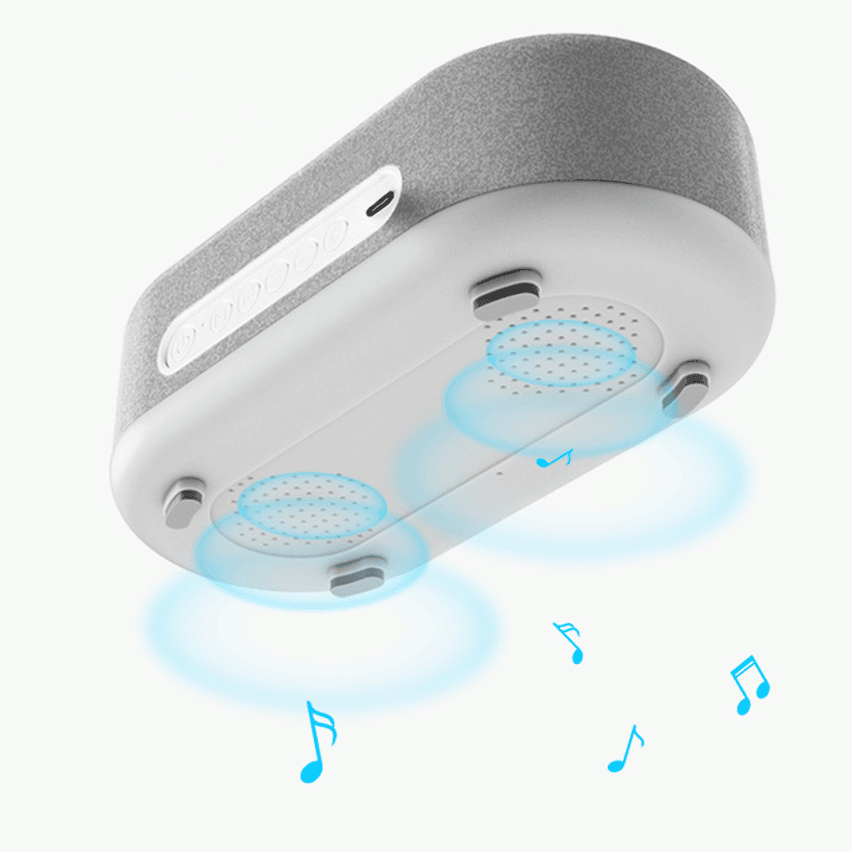 Réveil 6en1 (horloge, réveil, chargeur, LED, enceinte, thermomètre) – Image 5