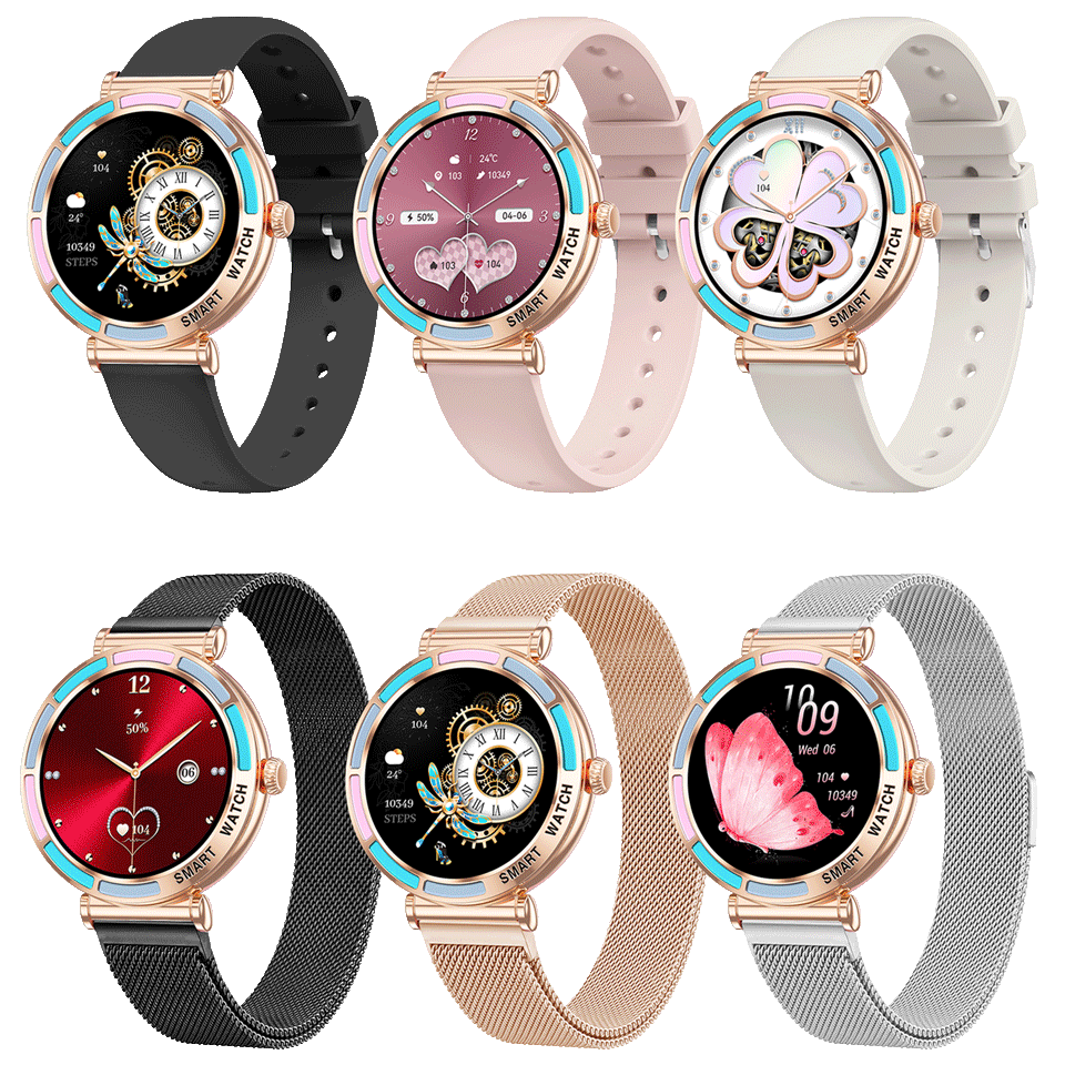 Montre connectée luxe 6en1