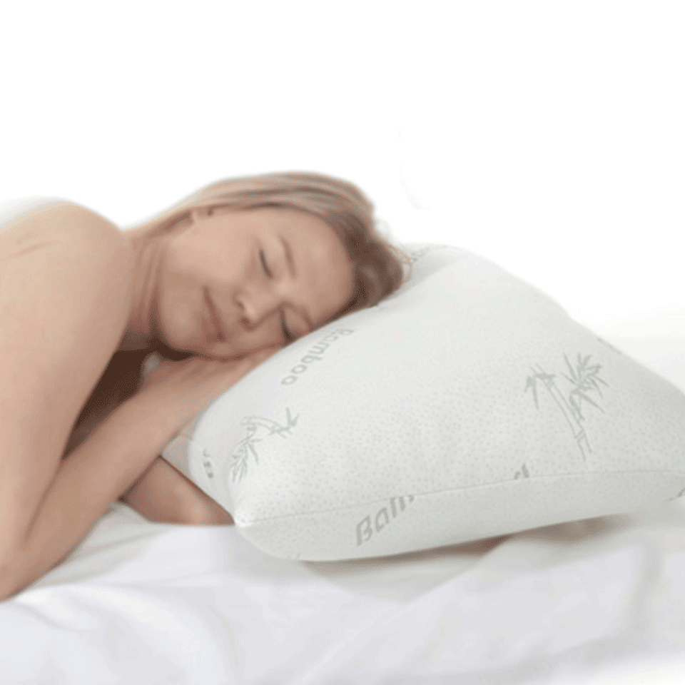 Oreiller de Luxe en Bambou avec mousse à mémoire de forme – Image 4