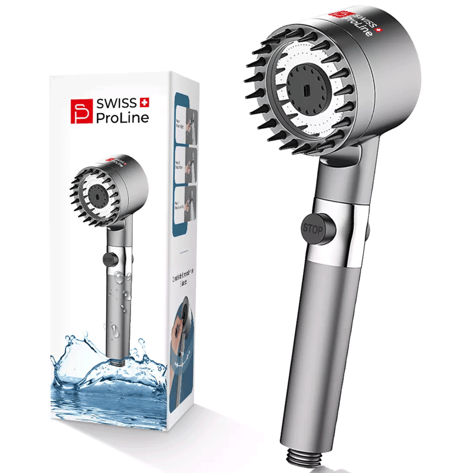 Pommeau de douche avec 3 modes puissants – Image 4