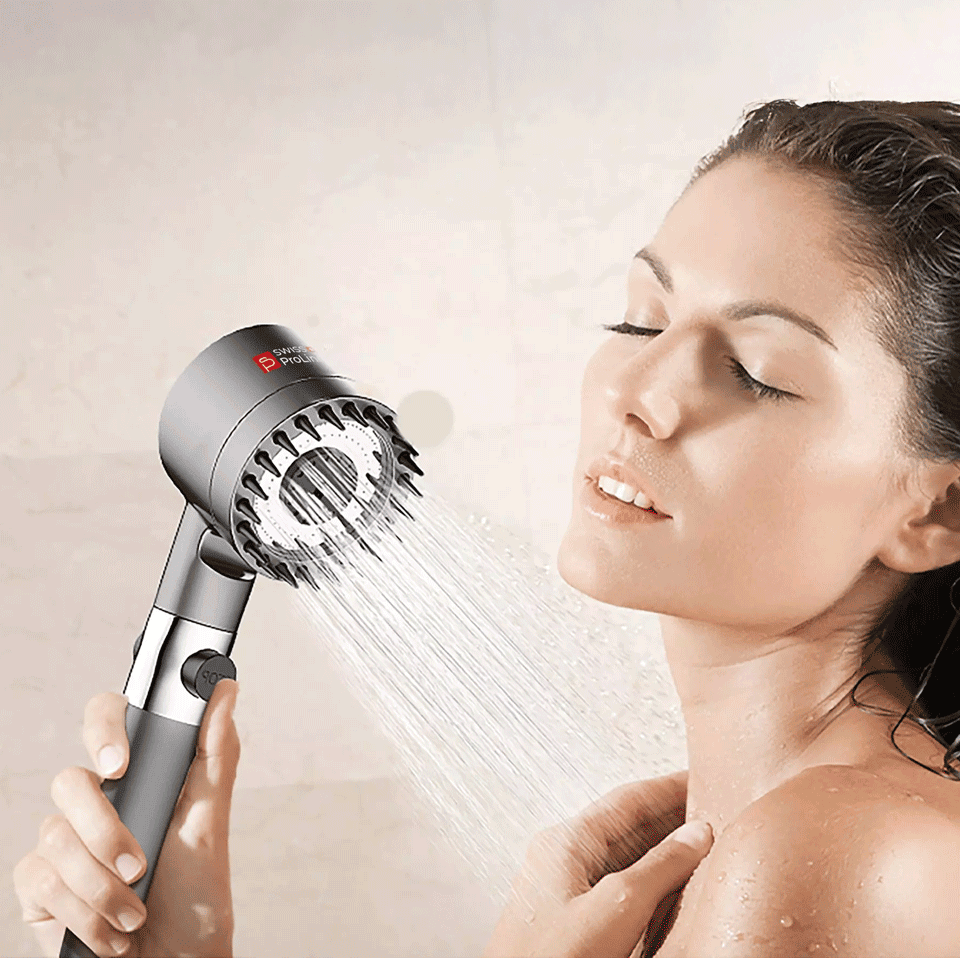 Pommeau de douche avec 3 modes puissants – Image 3