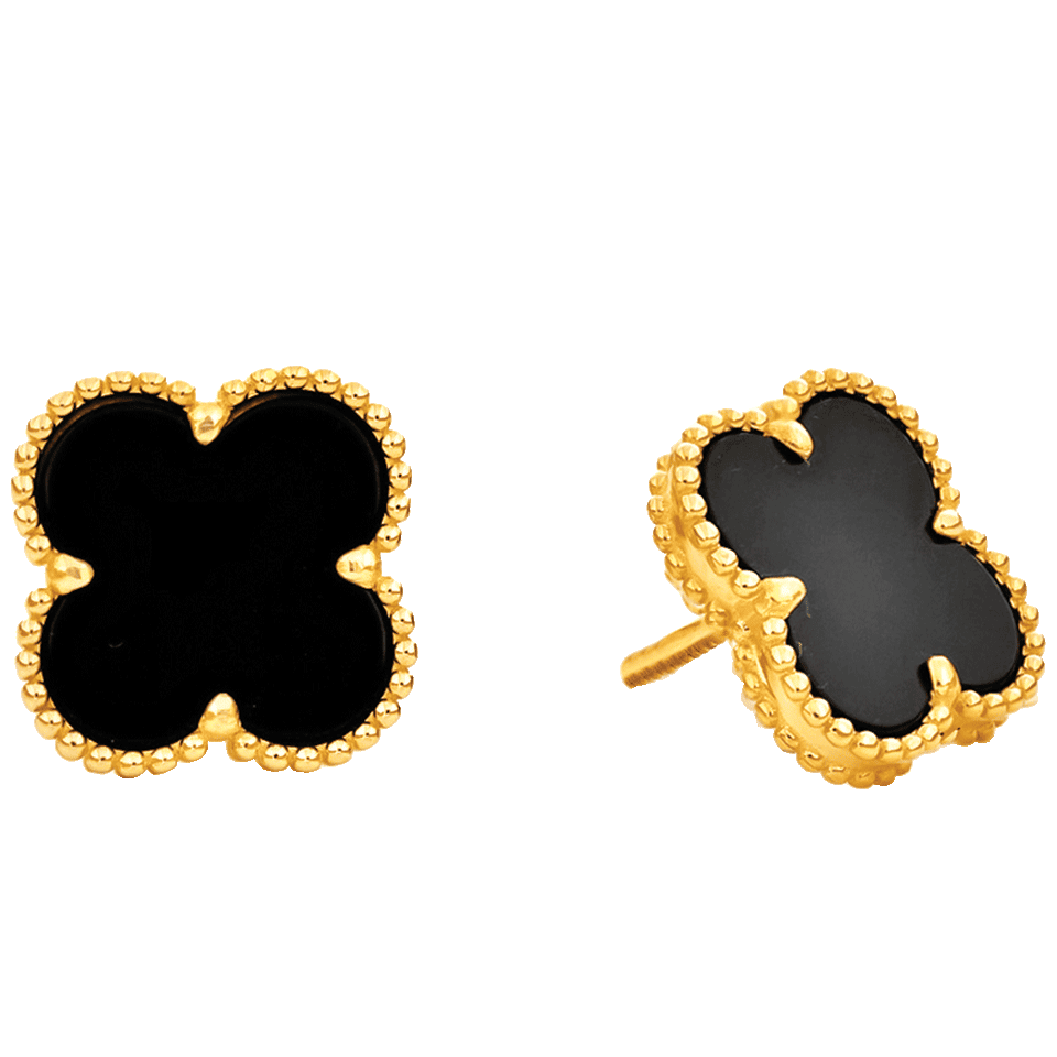 Boucle d'oreille chic - trèfle design – Image 3