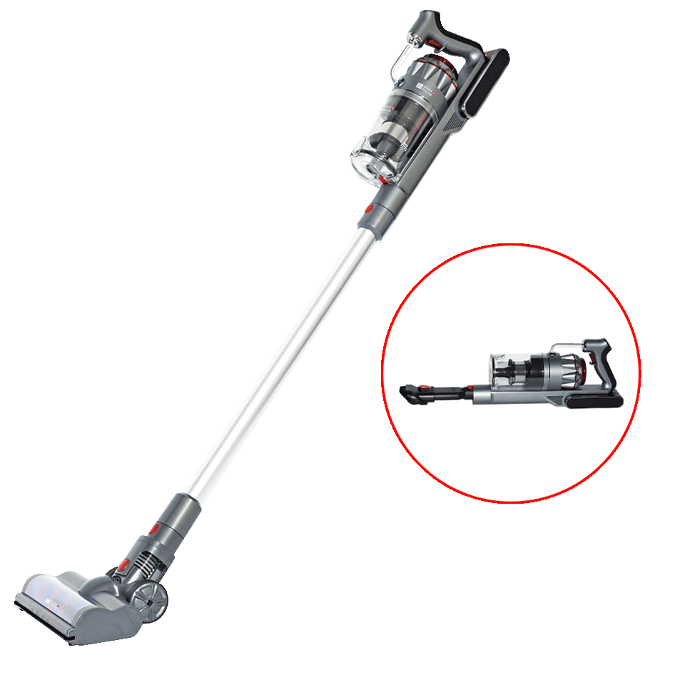 Aspirateur balai sans fil 2en1 (5 accessoires)