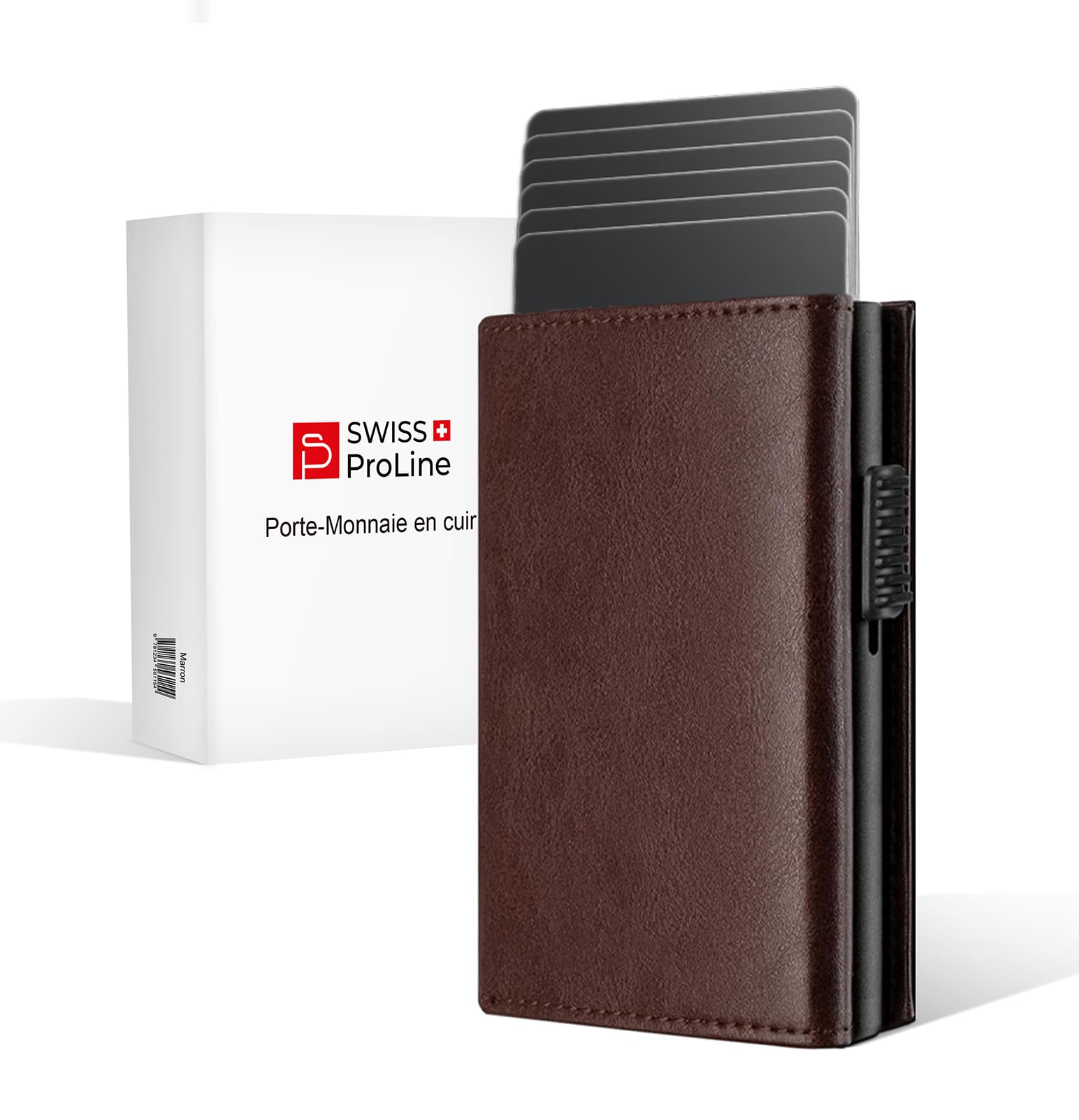 Porte-Monnaie en cuir avec protection RFID – Image 3