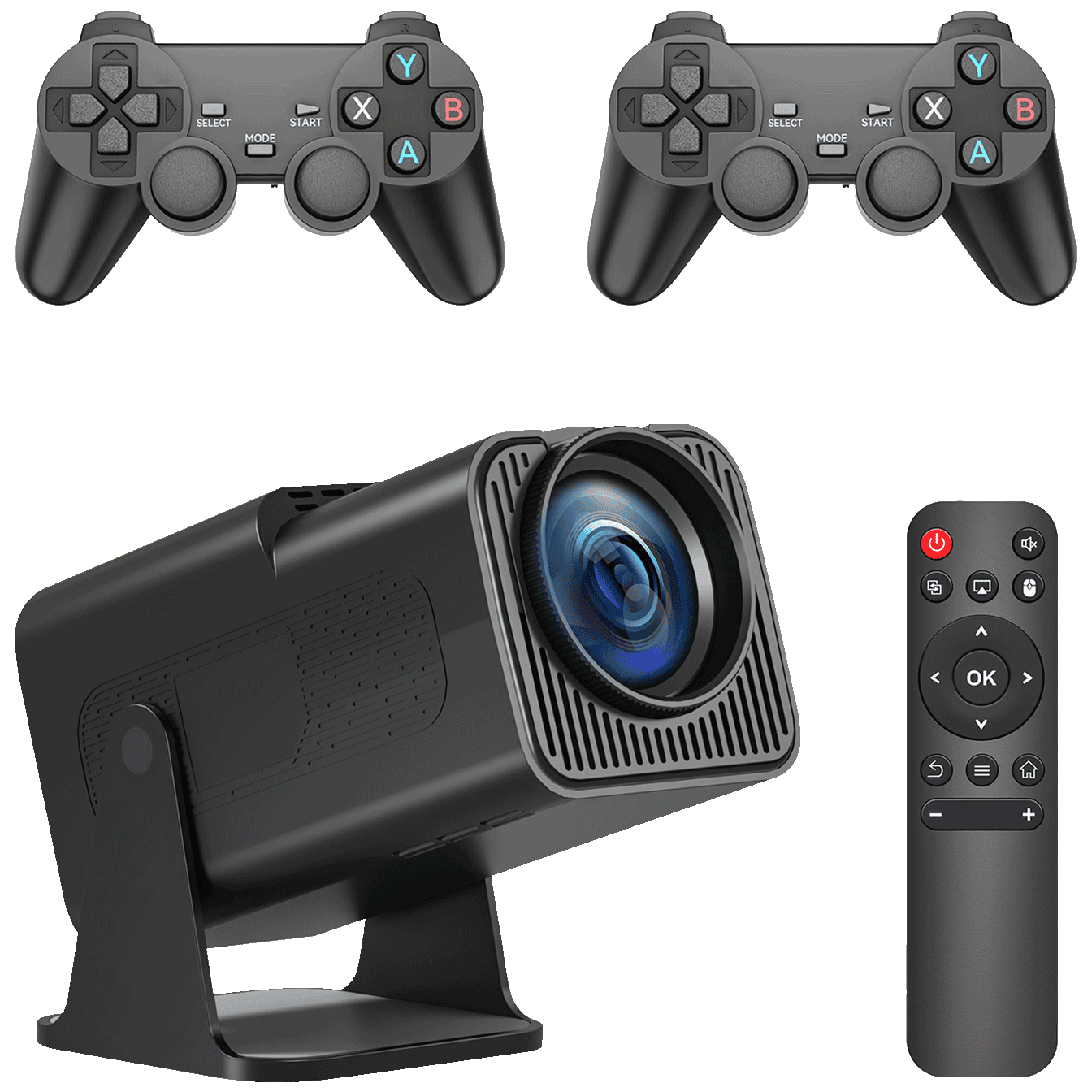 Projecteur connecté haute définition 4K avec 3'000 jeux inclus (Netflix, Youtube, Amazon) – Image 2