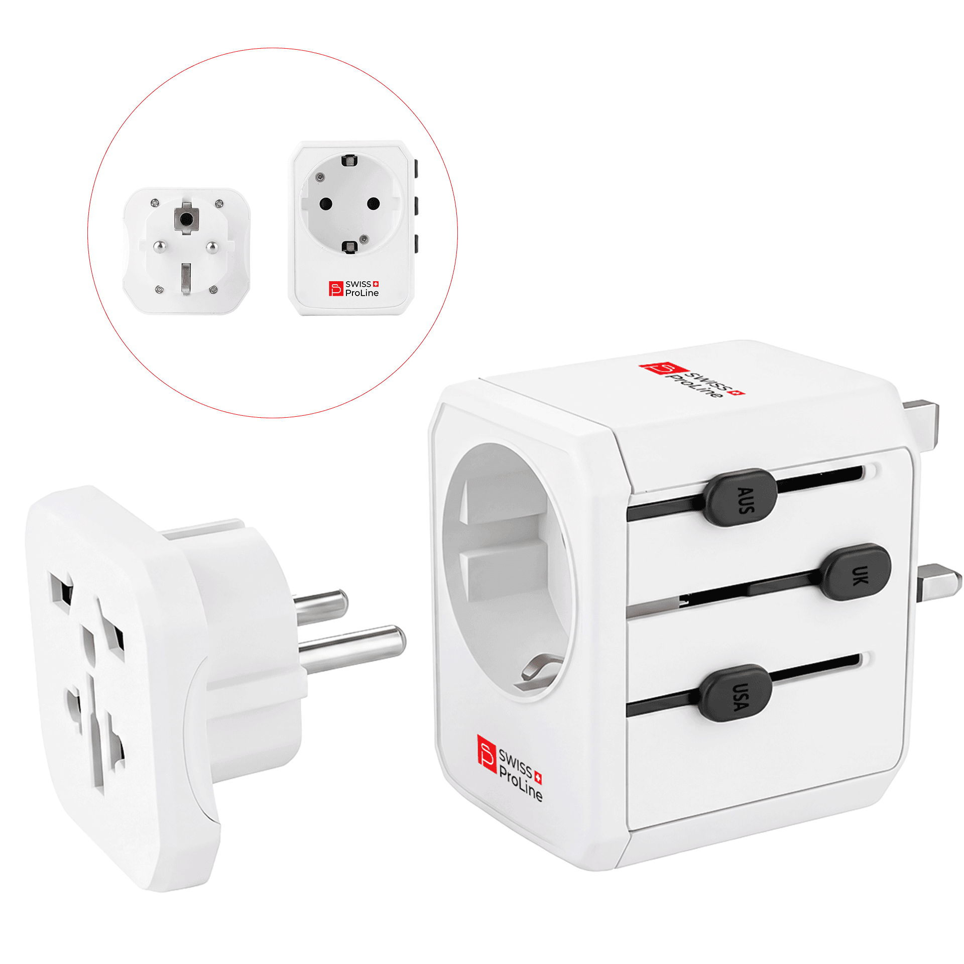Adaptateur de voyage universel compatible dans 200 pays – Image 3